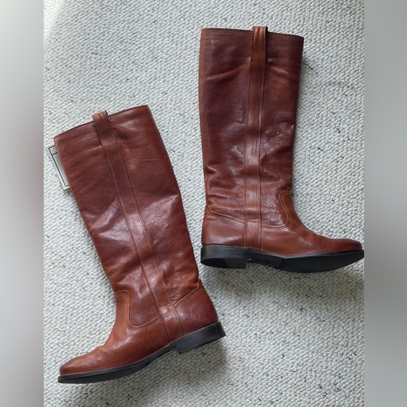 Frye Boot Paige Stud Riding Style Boots - Picture 2 of 10